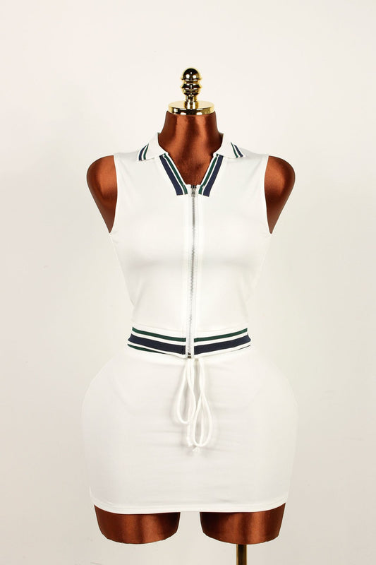 Women's Sporty Casual Shirt With A Collar Paired With A Skirt Or Pants