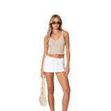 Women's Double-strap Fake Two-piece Vest