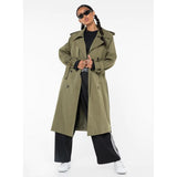Women's Fashion Casual Long Trench Coat