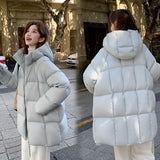 Short Cotton-padded Parka For Women