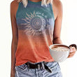 Women's Fashion Letter Printed Round Neck Vest