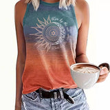 Women's Fashion Letter Printed Round Neck Vest