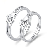 Moissanite Engagement Couple Couple Rings