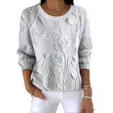 Women's Round-Neck Casual Commuter Sweater