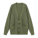 Women's Sweater Jacket And Retro Pleated Skirt Two-Piece Set