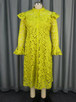 Lace Coat Half Turtleneck Cardigan Inner Wear Dress