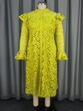 Lace Coat Half Turtleneck Cardigan Inner Wear Dress