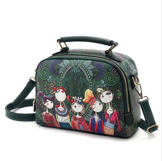Womens Luxorious Design Cartoon Shoulder Bag