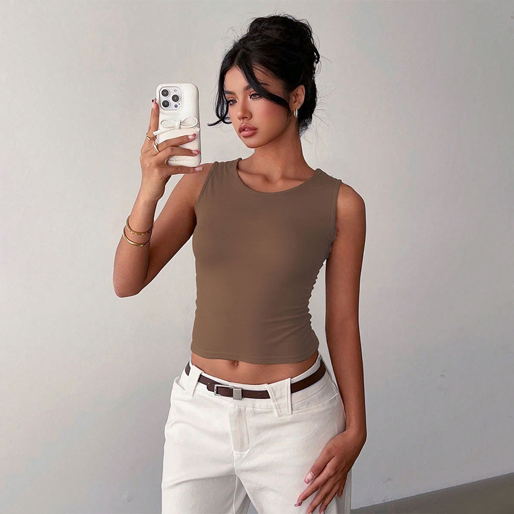 Elegant Women's Fashion T-shirt With Bow Back Design