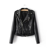 autumn and winter women's clothing coat Korean version of the Korean version of women's leather jacket fashion women's clothing wholesale