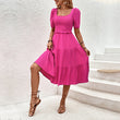 European And American Women's Clothing Ruched Backless Strap Dress