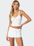 Women's Double-strap Fake Two-piece Vest