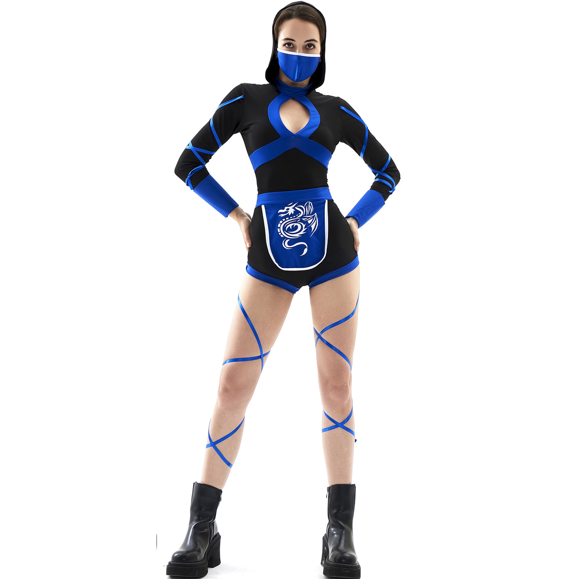 Halloween Female Samurai COS Uniform