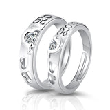 Moissanite Engagement Couple Couple Rings