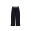Women's AutumnWinter Fleece-Lined Loose Effortless-Style Sweatpants With A Slimming Effect For Pear-Shaped Figures