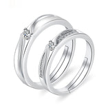 Moissanite Engagement Couple Couple Rings