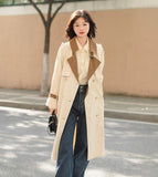 Retro Petite Below-the-knee British-style Drapey Midi Coat