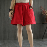 Casual Loose Student Straight-leg Cargo Shorts