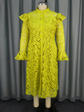 Lace Coat Half Turtleneck Cardigan Inner Wear Dress
