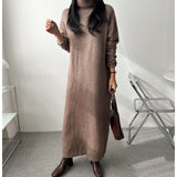 Women's Autumn Dress Worn Under A Coat