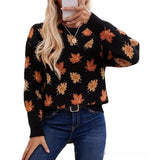 Women's Round-Neck Casual Commuter Sweater