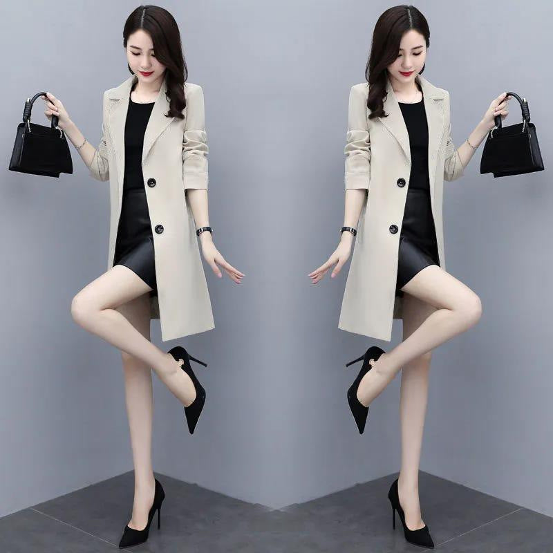 Stylish High-end Korean Loose Coat