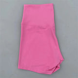 Lady's High Waist Peach Butt Lifting Sports Shorts