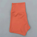 Lady's High Waist Peach Butt Lifting Sports Shorts