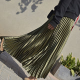 Pleated Skirt Skirt Spring And Summer New High Waist Retro Fashion