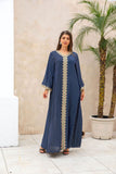 Simple Lace Slim-fit Dubai Women's Dress