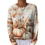 Women's Round-Neck Casual Commuter Sweater