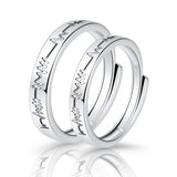 Moissanite Engagement Couple Couple Rings