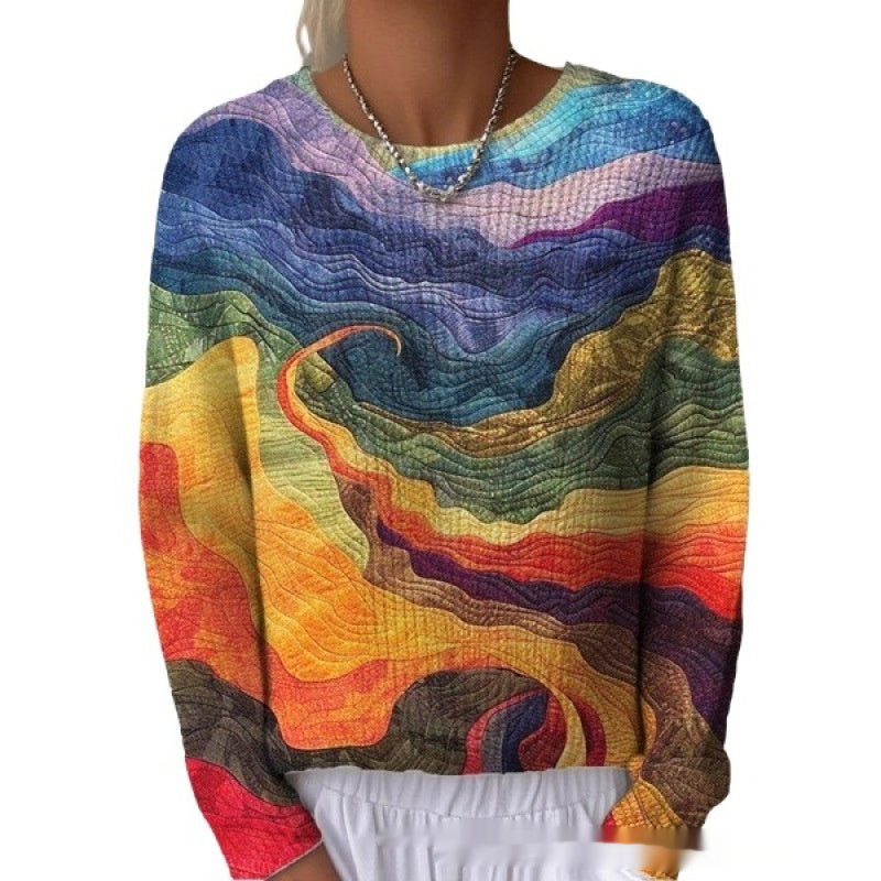 Women's Round-Neck Casual Commuter Sweater