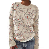 Women's Round-Neck Casual Commuter Sweater