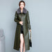 Green fur collar