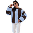 Striped Colorblock Warm Sweater For Women