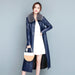 Blue fur collar