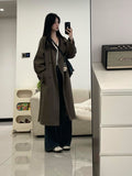 Korean Style Mid-length Trench Coat