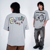 Fun Cartoon Casual Short-sleeved Tops For Men And Women