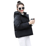 Hooded Loose Down Padded Bread-Style Coat For Petite Figures