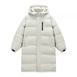 Women's Mid-length And Long Winter Coat With A Thickened Fur Collar