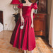 Wine Red Mid Length