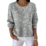 Women's Round-Neck Casual Commuter Sweater