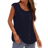 Women's Vintage Oversized Casual Sleeveless Top
