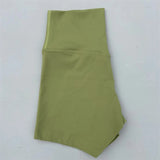 Lady's High Waist Peach Butt Lifting Sports Shorts