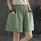 Casual Loose Student Straight-leg Cargo Shorts