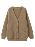 Women's Sweater Jacket And Retro Pleated Skirt Two-Piece Set
