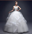 One-shoulder Wedding Dresses Are Neatly Repaired