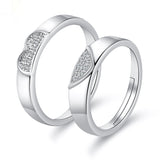 Moissanite Engagement Couple Couple Rings